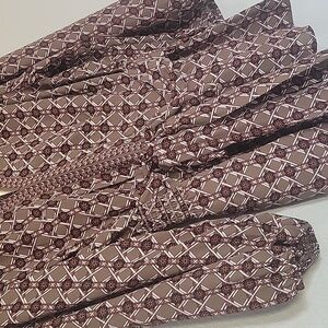 Art Deco Brown and Geometric Top